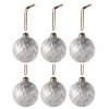 * Guirlande Et Boule De Sapin^Lot De 6 Boules De Noël "Leopard" 8Cm Marron