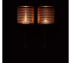 Outlet * Lot De 2 Photophores Sur Pied 