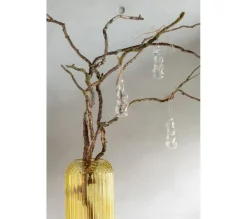 * Guirlande Et Boule De Sapin^Lot De 4 Sujets A Suspendre En Verre "Lapin" 10Cm Transparent