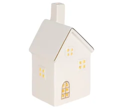 Cheap * Maison Hiver Led H. 15 Cm Blanche