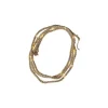 MEUBLETMOI Guirlande Et Boule De Sapin^ Corde Lumineuse 40 Led En Toile De Jute 200 Cm - Aspen