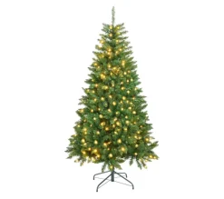 MOBILI REBECCA Sapin Et Accessoire^ Arbre De Noël Artificiel 180 Cm Vert Pais 800 Branches Avec 300 Lumieres Incluses