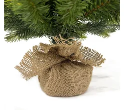 MOBILI REBECCA Sapin Et Accessoire^ Arbre De Noël Artificiel Petit Sapin Vert 60 Cm Avec 80 Branches Base Yuta