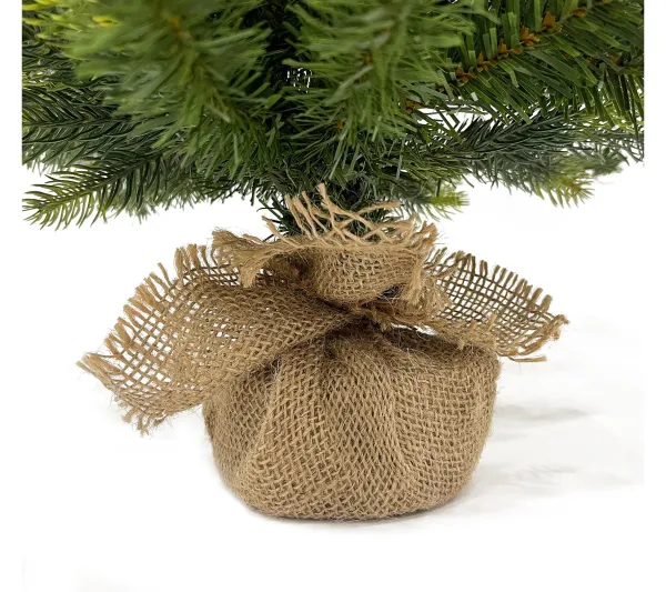 MOBILI REBECCA Sapin Et Accessoire^ Arbre De Noël Artificiel Petit Sapin Vert 60 Cm Avec 80 Branches Base Yuta