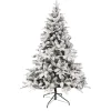 MOBILI REBECCA Sapin Et Accessoire^ Arbre De Noël Realiste De 180 Cm Avec Fausse Neige Et 1249 Branches