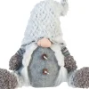 Discount MOBILI REBECCA Gnome Décoratif Nain Suedois Gris Tissu Idee Cadeau 35X16X24