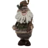Store MOBILI REBECCA Pere Noël Gnome Grand Vert Marron Décoratif 48X22X14