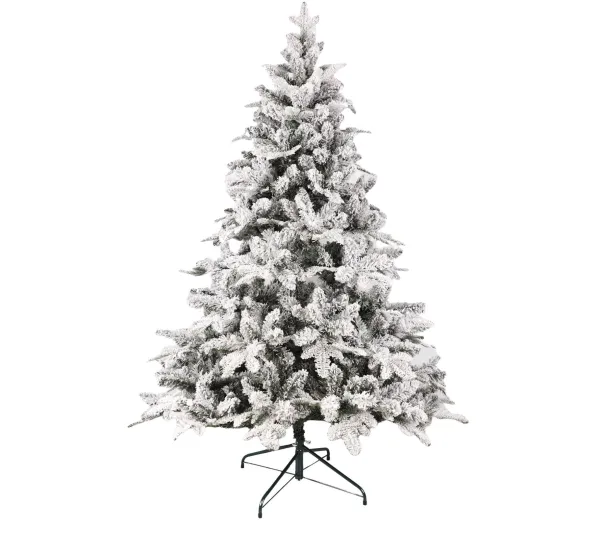 MOBILI REBECCA Sapin Et Accessoire^ Sapin De Noël Enneige 150 Cm Pais Realiste Sapin Artificiel 809 Branches