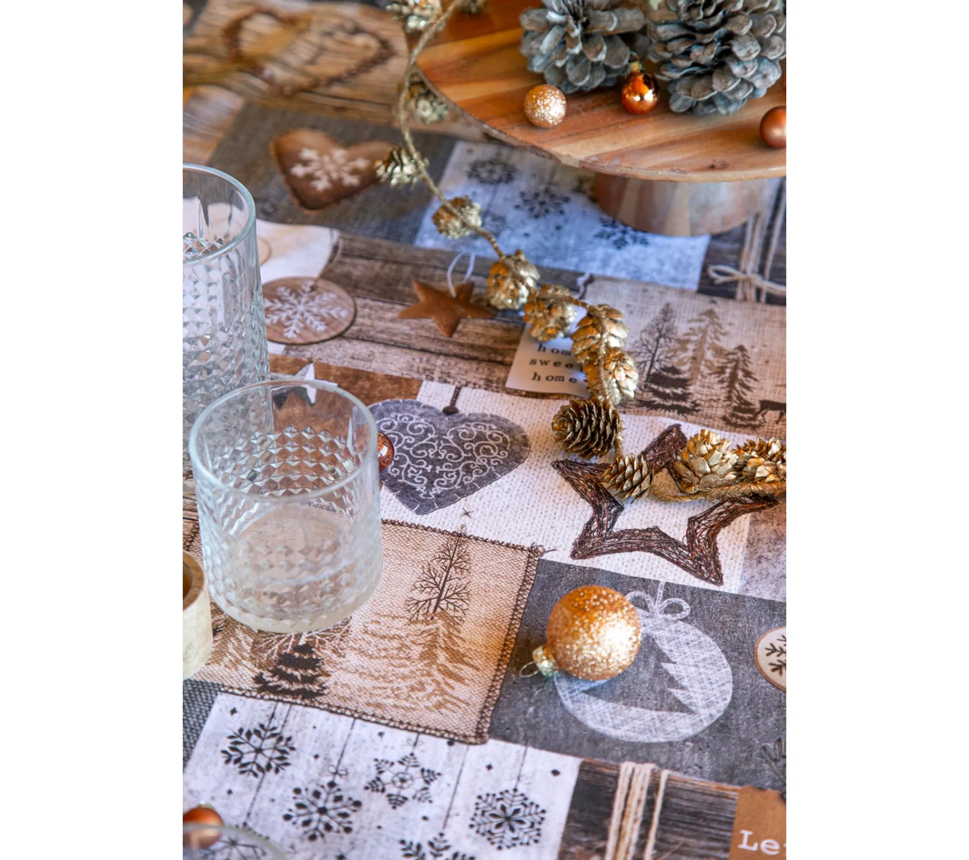Outlet NAF NAF Chemin De Table De Noël Warm 50X150 Cm