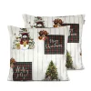 Cheap NAF NAF Housse De Coussin En Velour De Noël Holly Jolly 45X45 Cm (2)