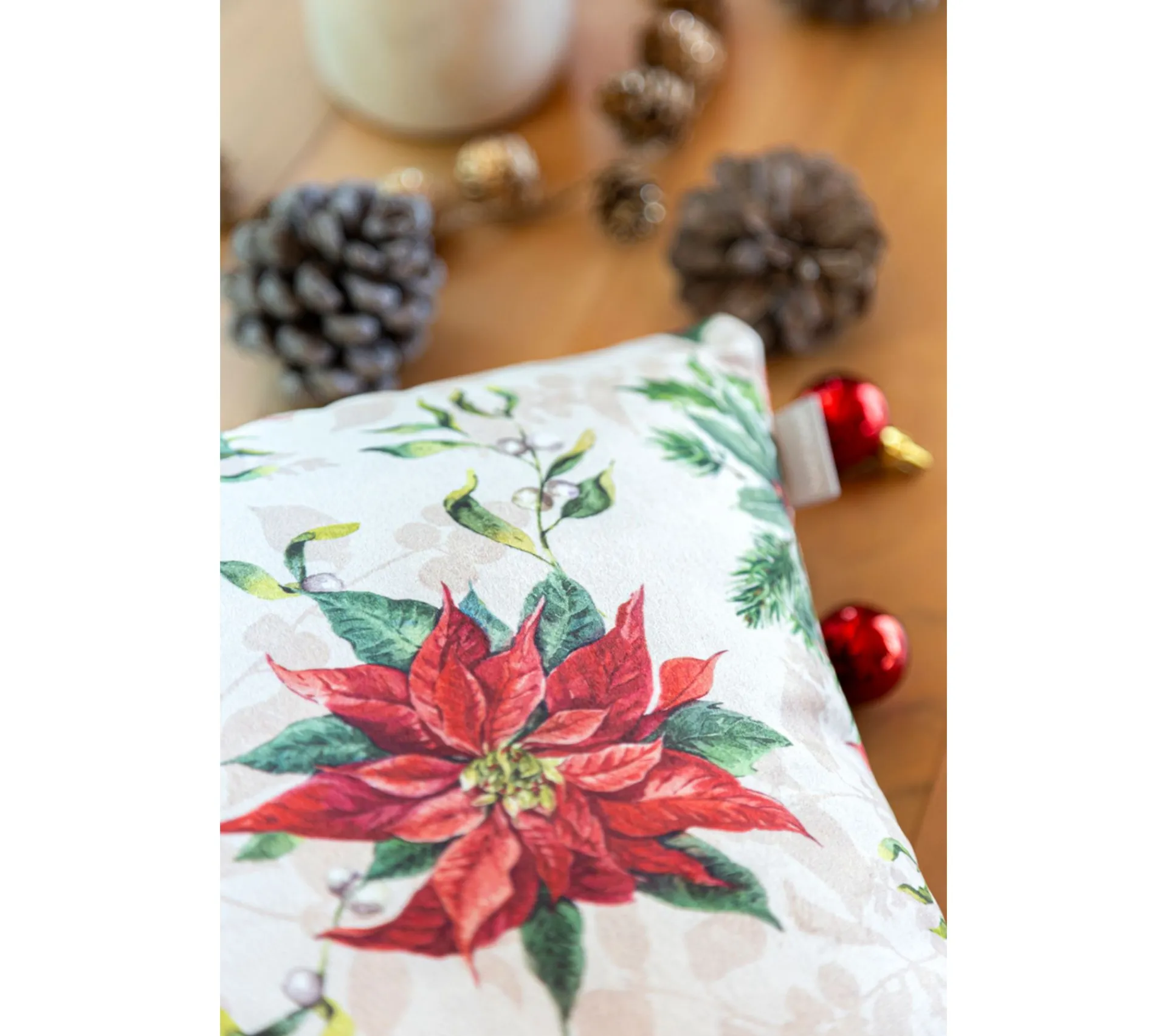 Best NAF NAF Housse De Coussin En Velour De Noël Chamonix 60X60 Cm (2)