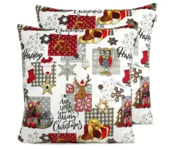 Discount NAF NAF Housse De Coussin En Velour De Noël Naive 60X60 Cm (2)