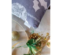Outlet NAF NAF Housse De Coussin En Velour De Noël Rustic 45X45 Cm (2)