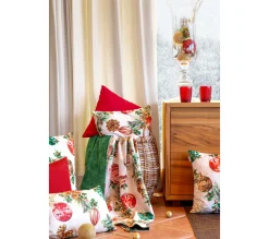 Discount NAF NAF Housse De Coussin En Velour De Noël Décoration 45X45 Cm (2)