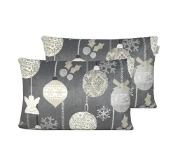 Clearance NAF NAF Housse De Coussin En Velour De Noël Rustic 30X50 Cm (2)