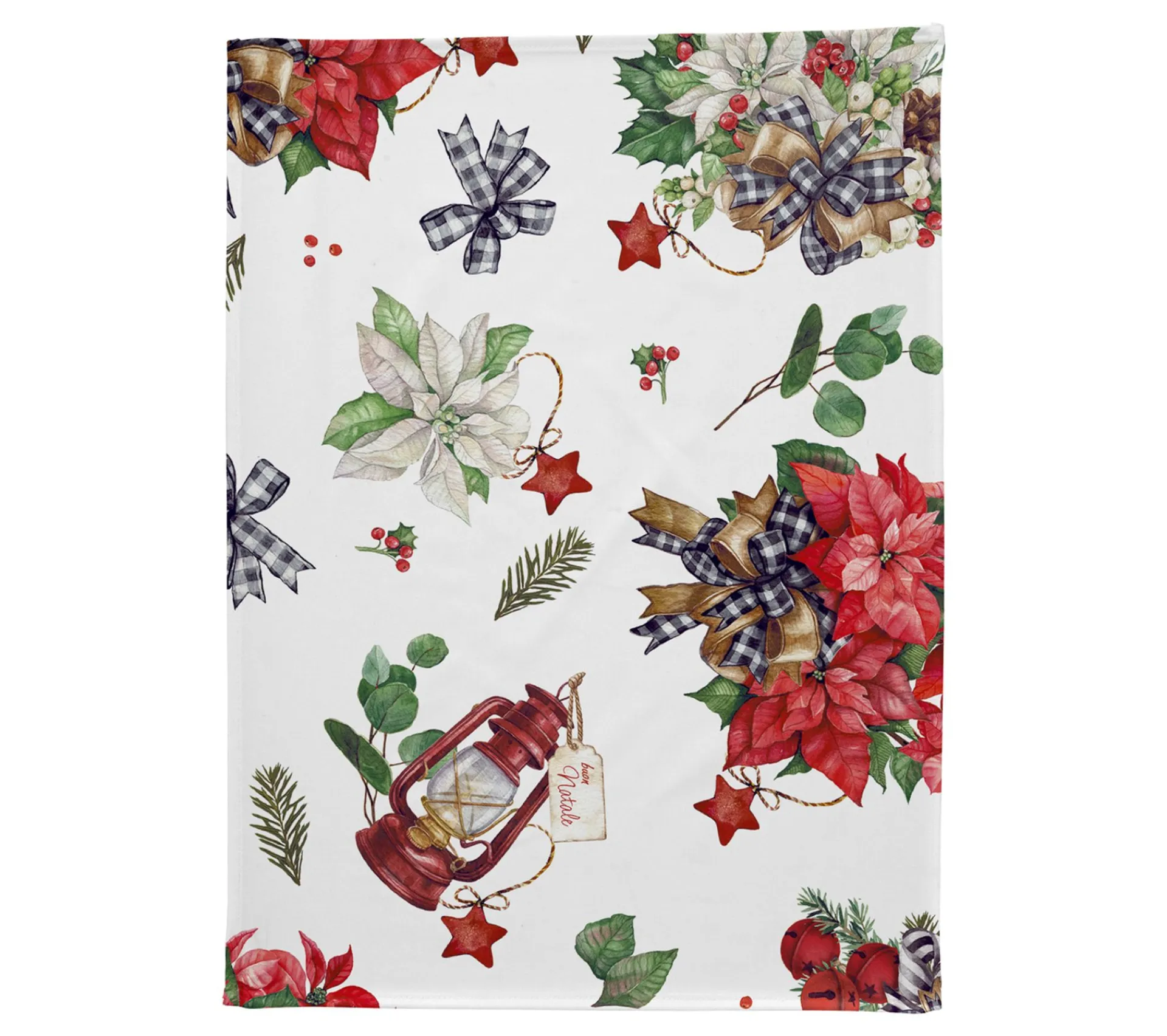 Clearance NAF NAF Lot De 2 Torchons De Noël Ribbon 50X70 Cm