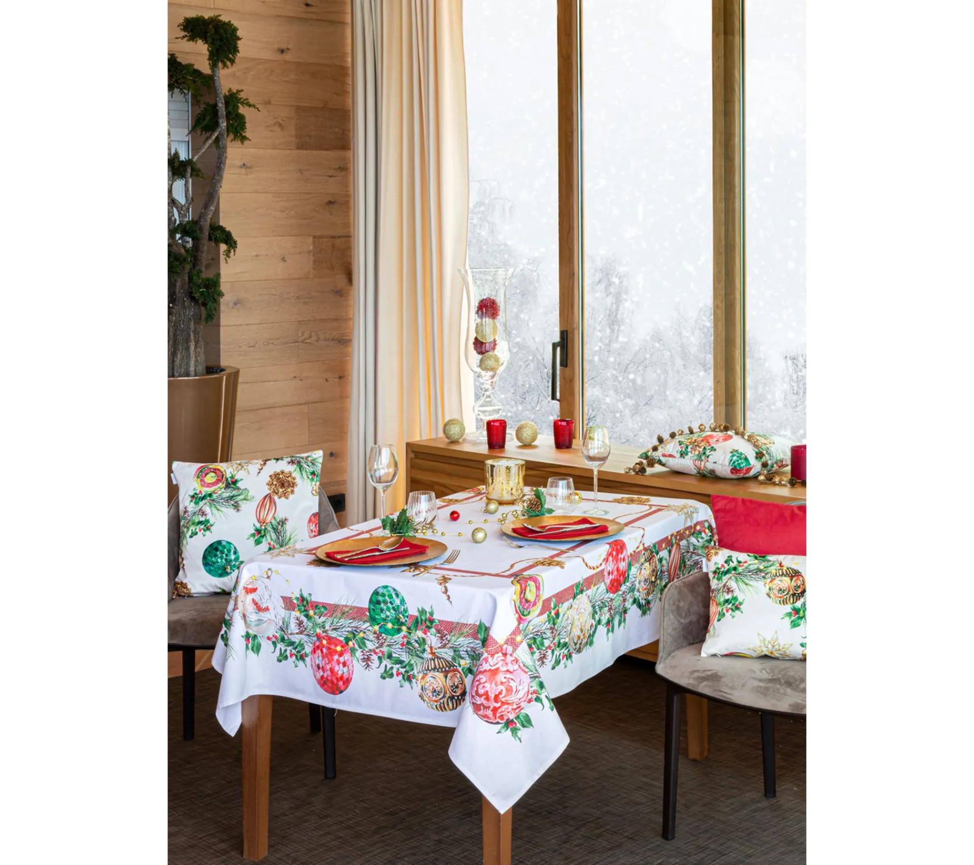 Sale NAF NAF Nappe De Noël Décoration 150X200 Cm