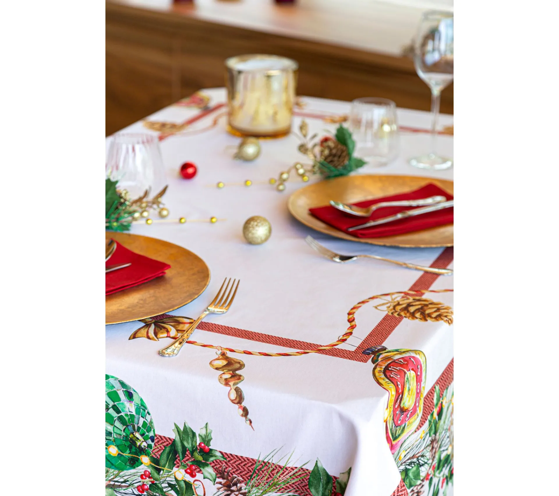 Sale NAF NAF Nappe De Noël Décoration 150X200 Cm