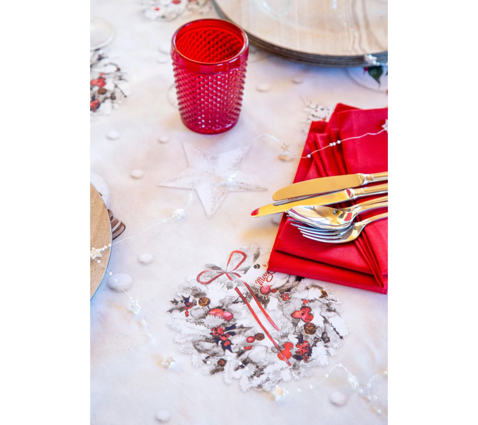 Discount NAF NAF Nappe De Noël Xmas Days 150X150 Cm