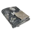 Shop NAF NAF Plaid Reversible De Velour De Noël Rustic 130X170 Cm