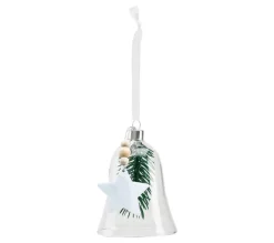 * Guirlande Et Boule De Sapin^Ornement H.8 Cm Cloche Transparent