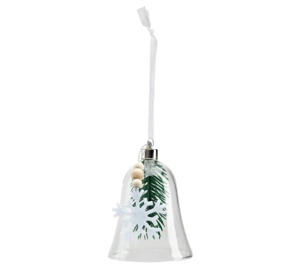 * Guirlande Et Boule De Sapin^Ornement H.8 Cm Cloche Transparent