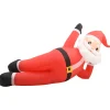 Online * Pere Noël Gonflable Led Ip44 Rouge 360 Cm Xxl