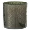 Store * Photophore Déco En Verre "Arc" 15Cm Vert