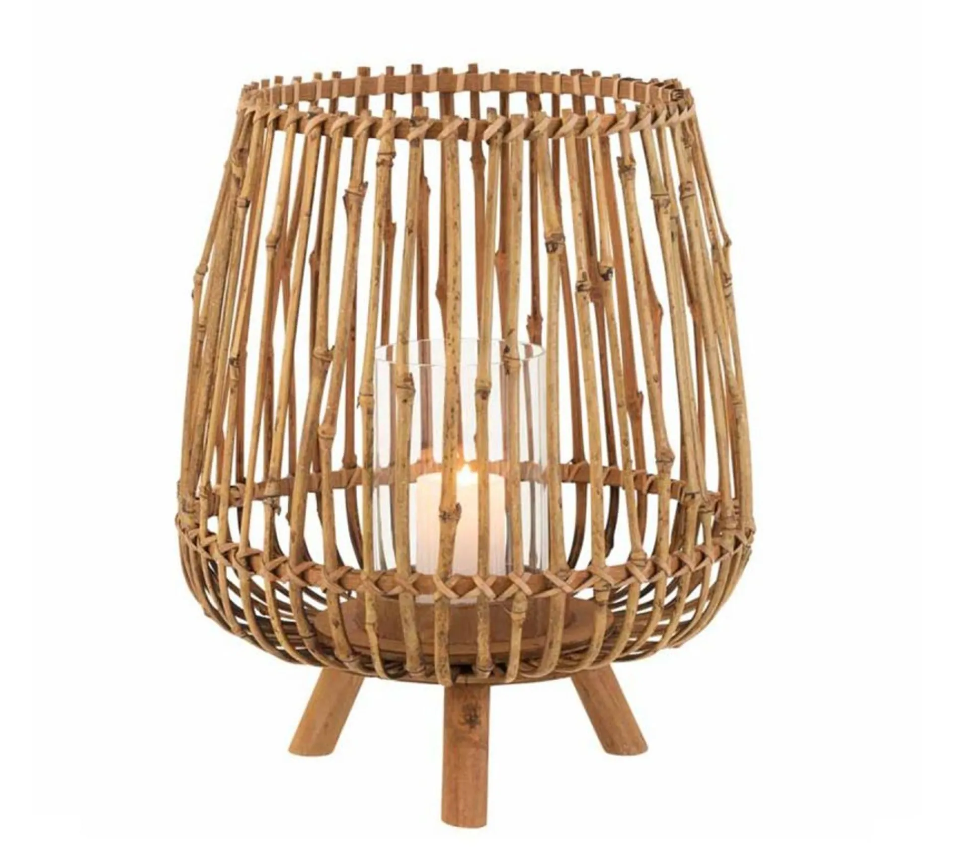 Best * Photophore Design "3 Pieds" 38Cm Naturel
