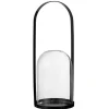 Flash Sale * Photophore Design "Demi Cercle Metal" 33Cm Noir