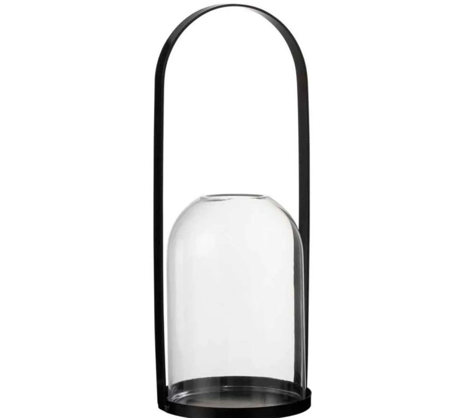 Flash Sale * Photophore Design "Demi Cercle Metal" 33Cm Noir