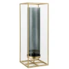 Clearance * Photophore Design En Metal "Sparkle" 55Cm Or