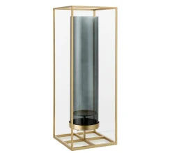 Clearance * Photophore Design En Metal "Sparkle" 55Cm Or
