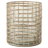 Cheap * Photophore Design En Rotin "Lamina" 22Cm Naturel