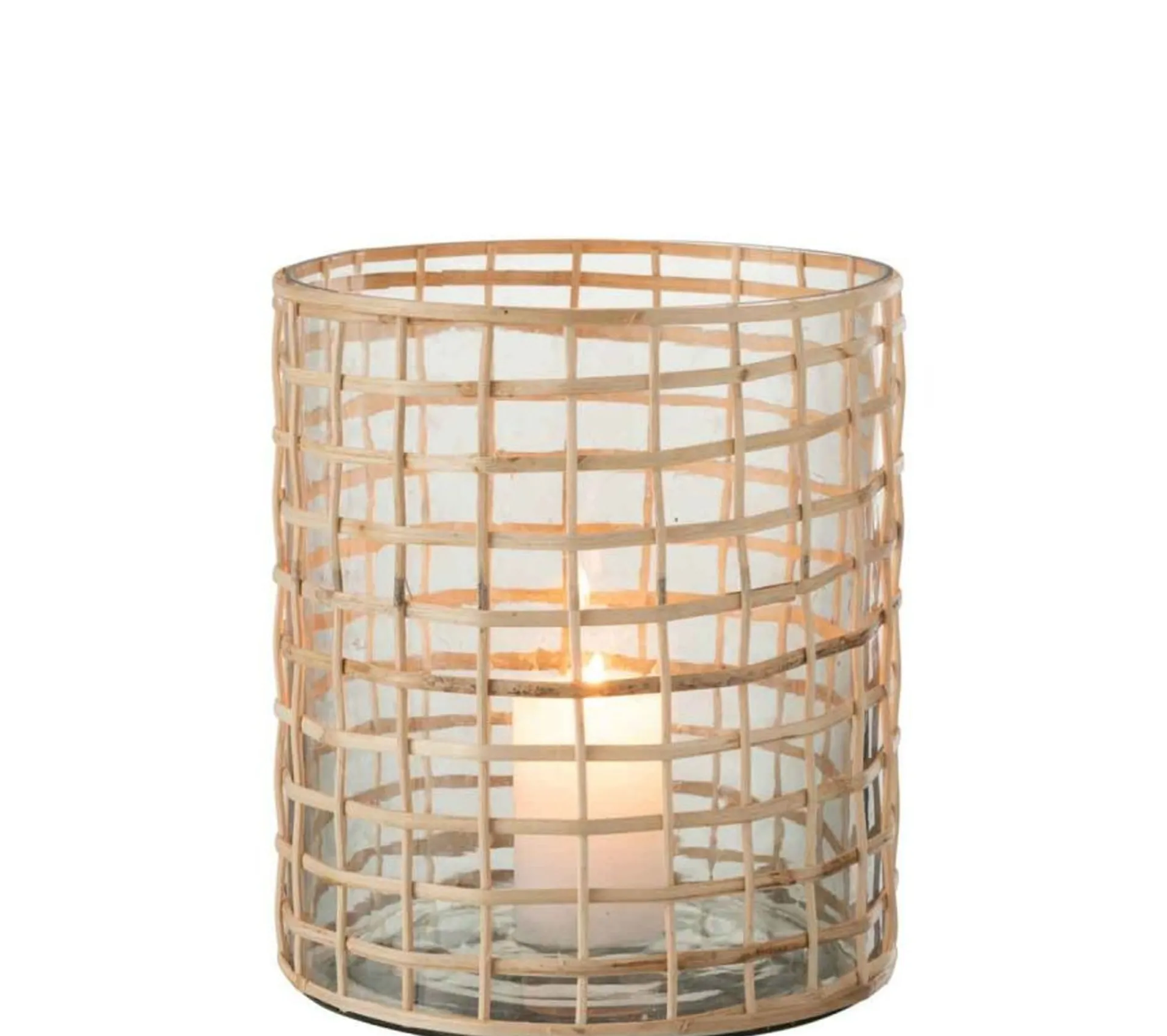 Cheap * Photophore Design En Rotin "Lamina" 22Cm Naturel