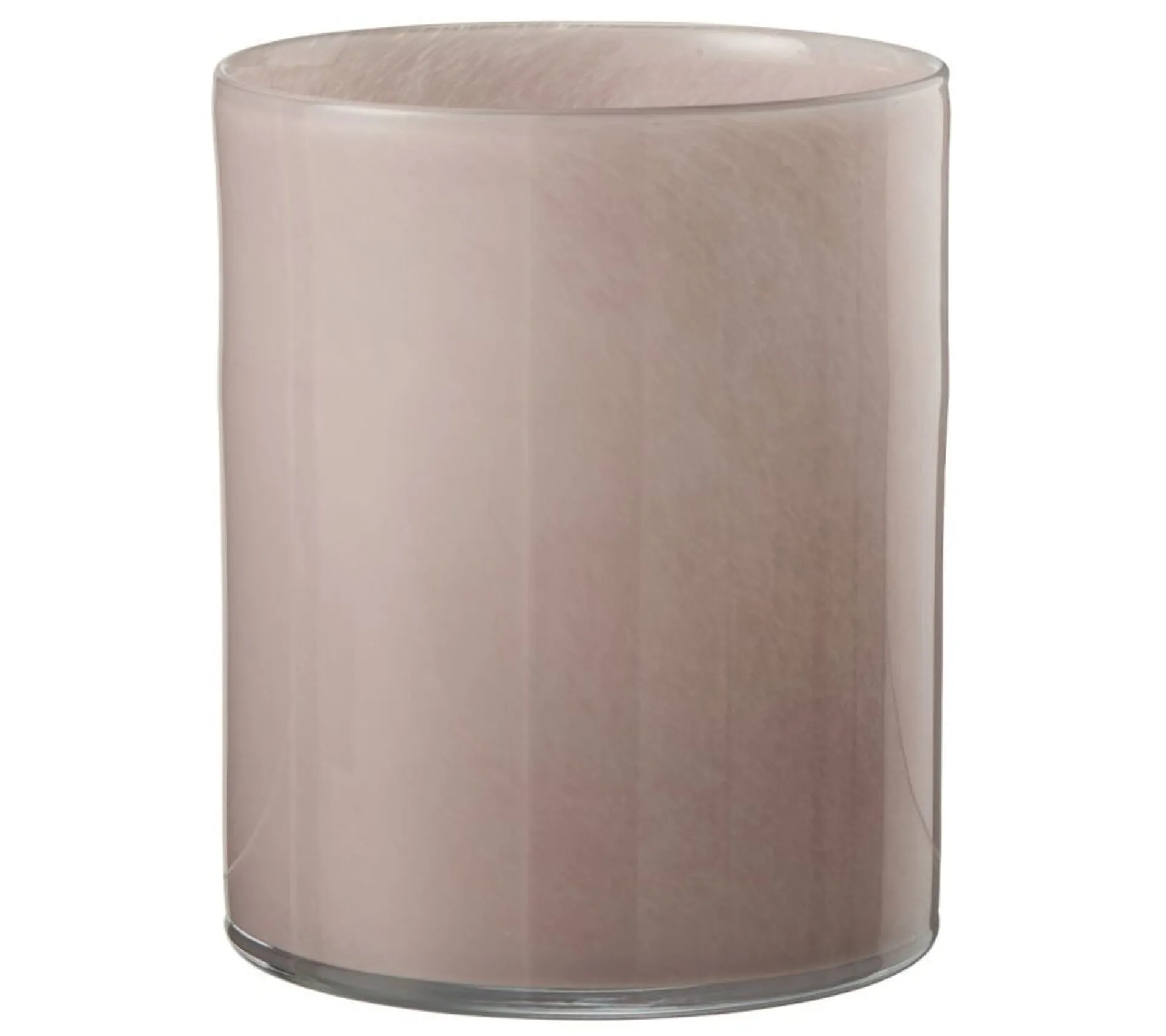 Flash Sale * Photophore Design En Verre "Jade" 18Cm Rose