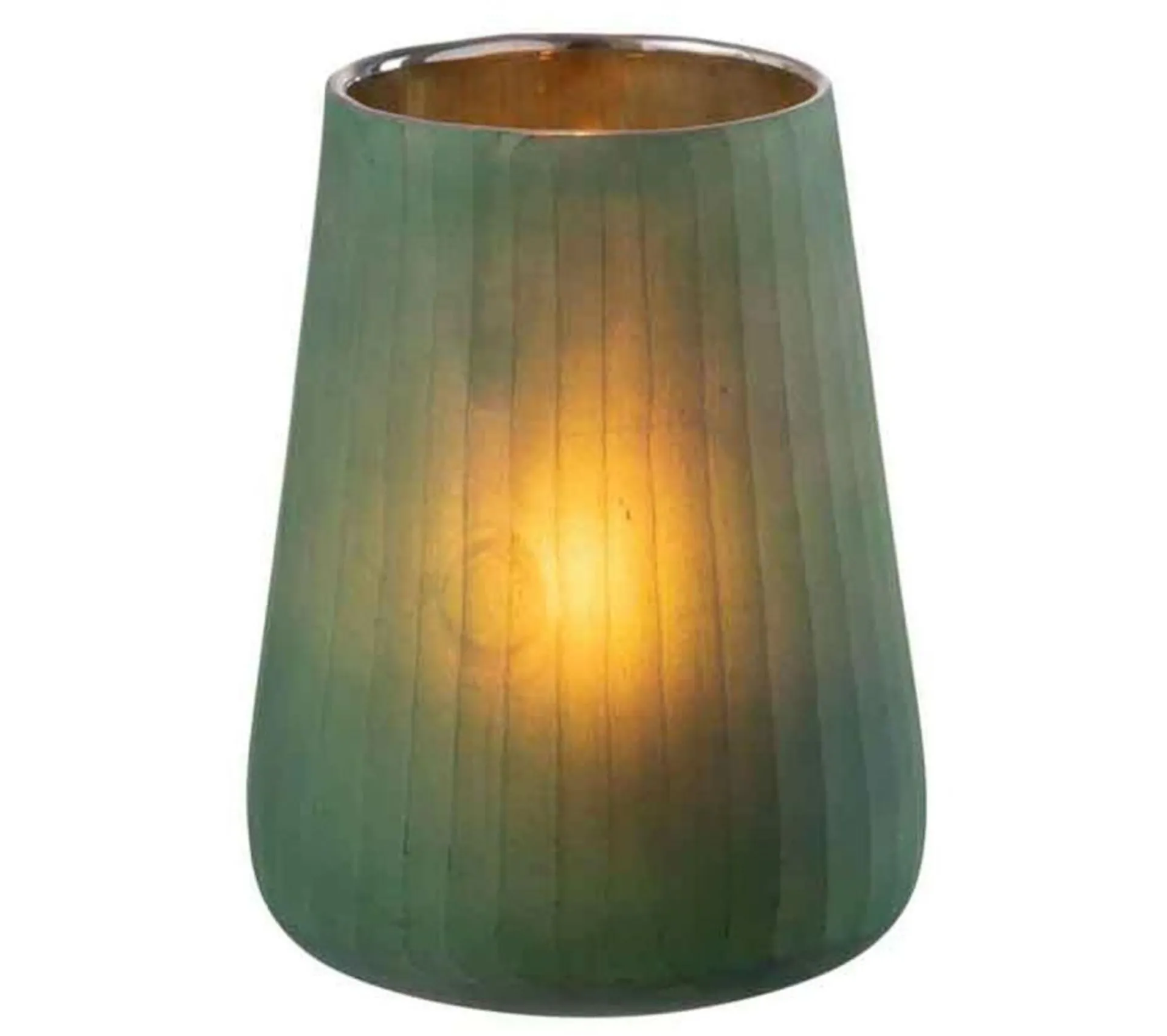 Cheap * Photophore Design En Verre "Rayan" 22Cm Vert
