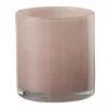 Flash Sale * Photophore Design En Verre "Jade" 12Cm Rose