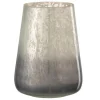 Discount * Photophore Design En Verre "Milky" 23Cm Gris