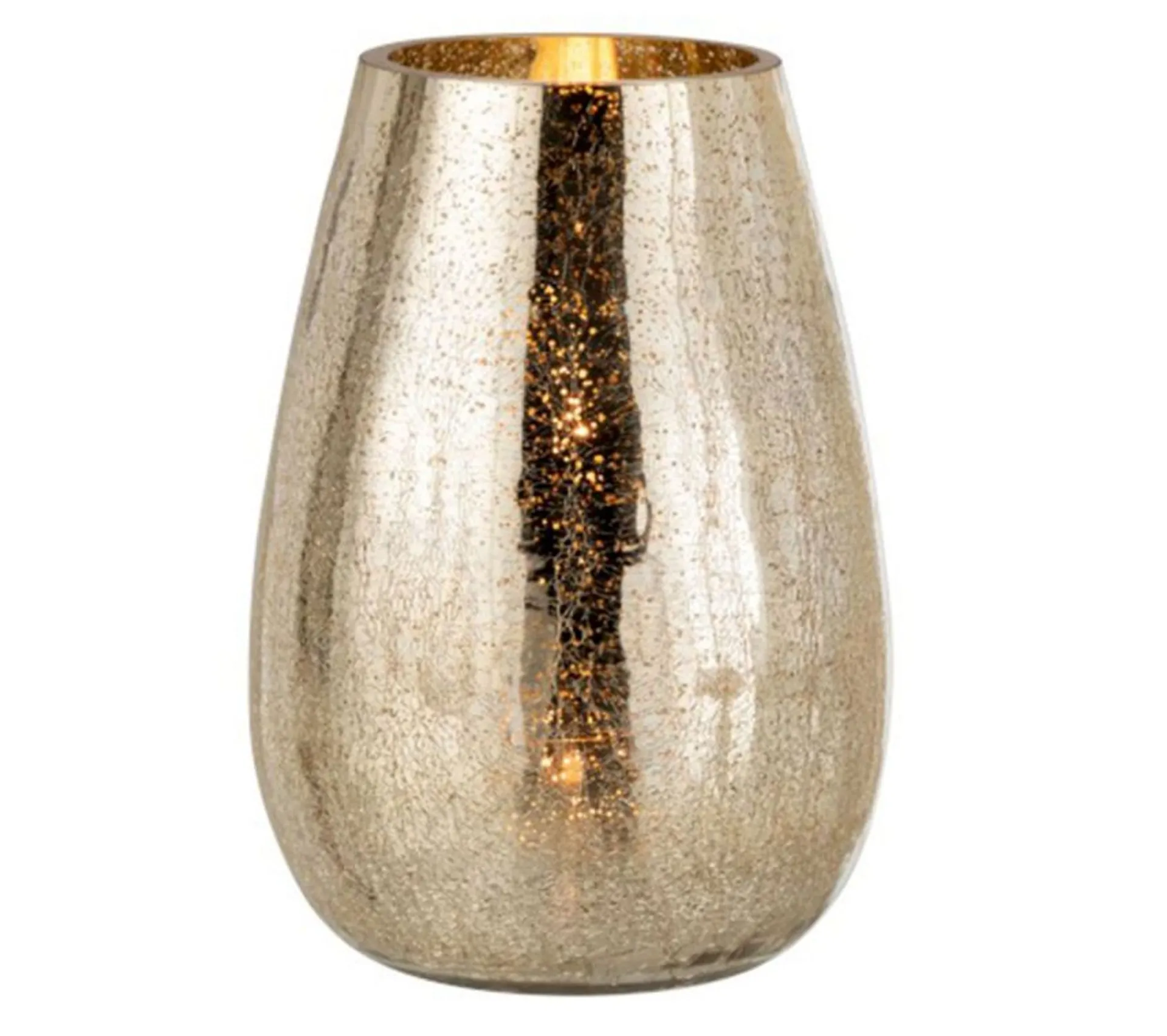 Best Sale * Photophore Design "Oeuf Craquele" 26Cm Or