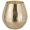 Best Sale * Photophore Design "Oeuf Craquele" 17Cm Or