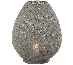 Fashion * Photophore Design "Oeuf Oriental" 44Cm Gris