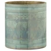 Clearance * Photophore Design "Oriental" 16Cm Bleu Azur