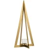 Online * Photophore En Metal Design "Arbre" 58Cm Or