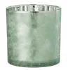 Fashion * Photophore En Verre "Arbre" 15Cm Vert Et Argent