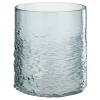Clearance * Photophore En Verre Design "Sladia" 22Cm Bleu
