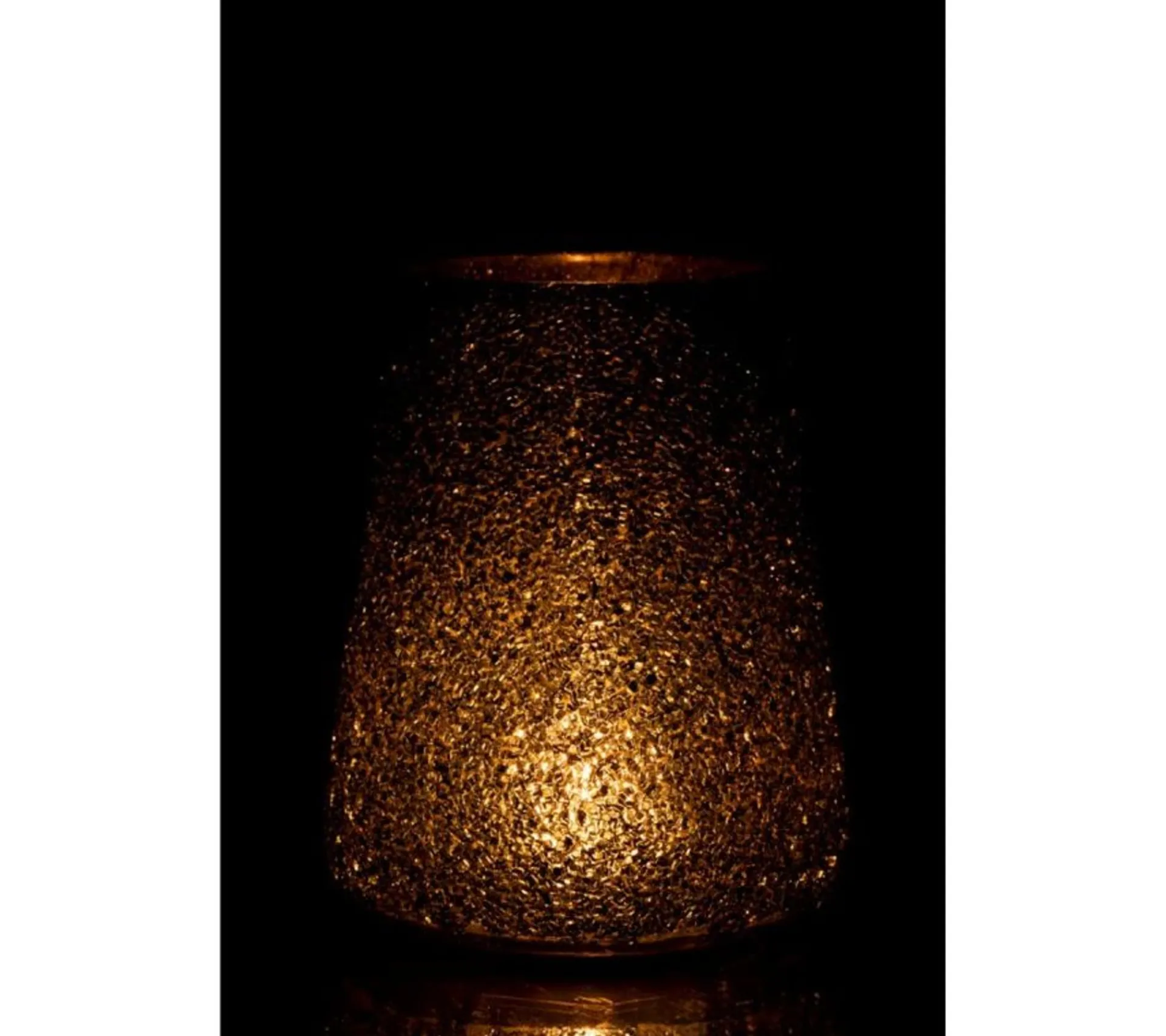 Cheap * Photophore En Verre "Paillettes" 23Cm Vert