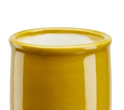 Clearance * Photophore H9 Cm Lino Jaune