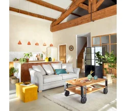 Clearance * Photophore H9 Cm Lino Jaune