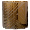 Online * Photophore Rond En Verre "Safari" 25Cm Marron